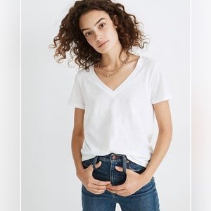 Madewell whisper t medium white